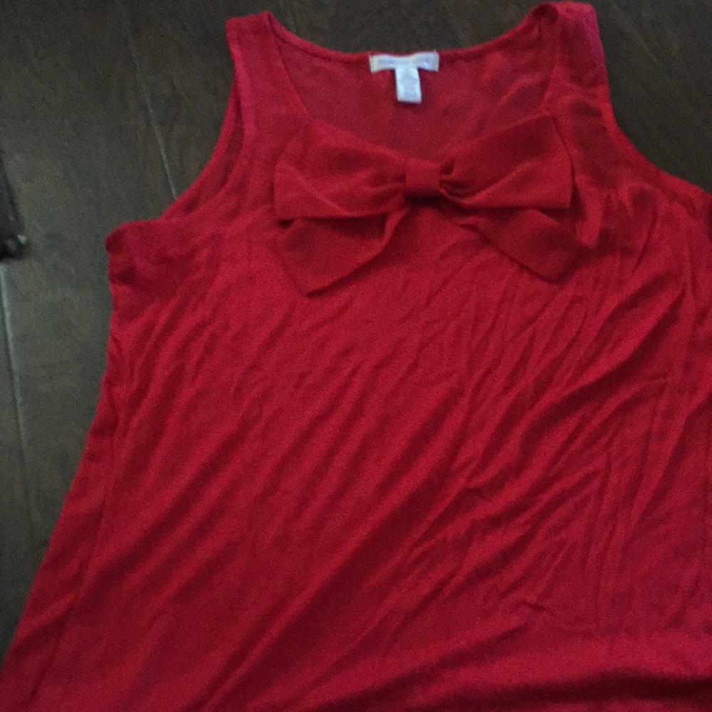 Nice red tank top